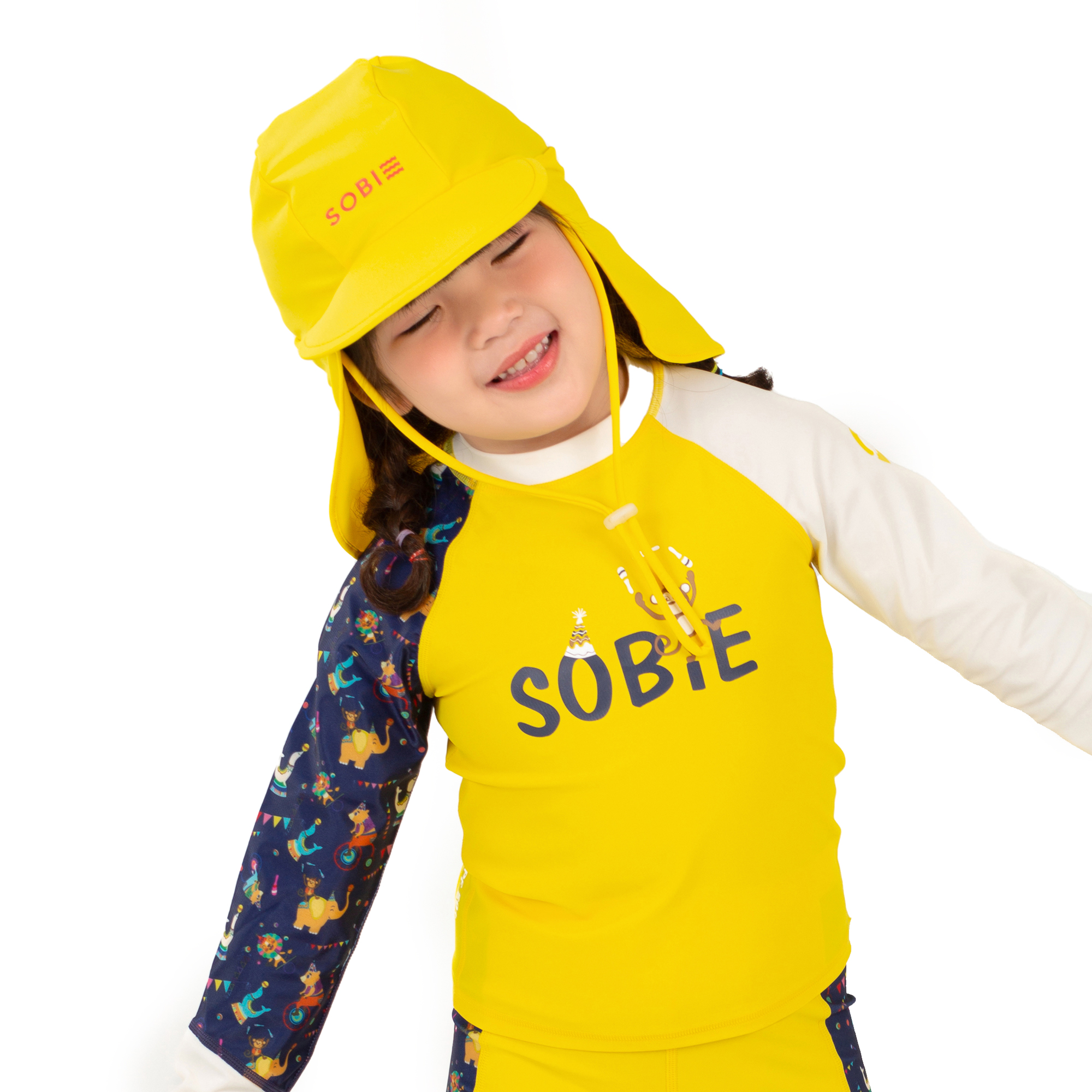 Nón chống nắng trẻ em Yellow Sunshine SOBIE