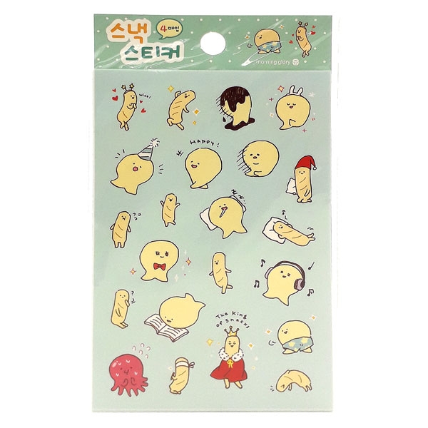 Sticker Snack Morning Glory 79981 - Mẫu 2 - Xanh Lá