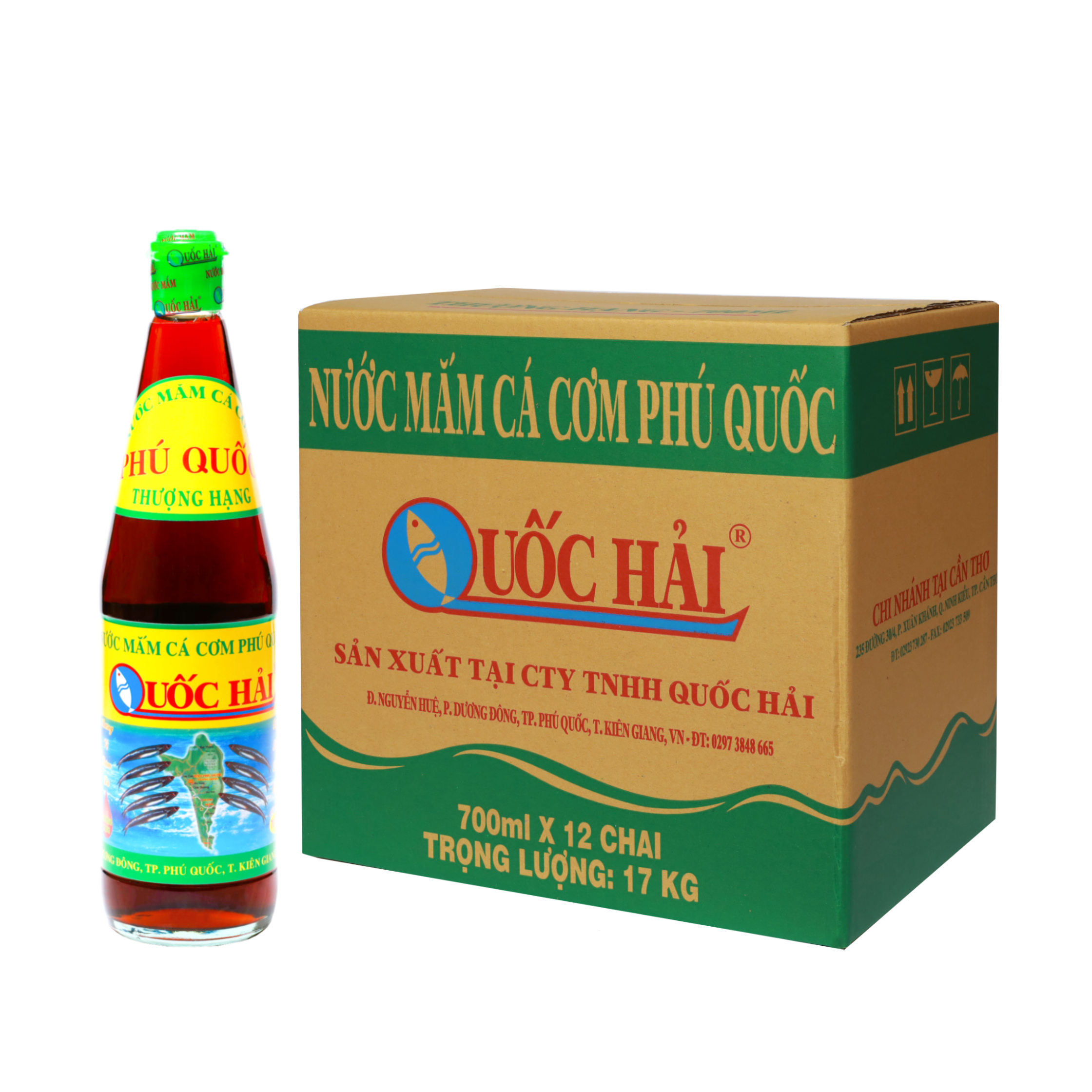 Nước mắm Phú Quốc - Quốc Hải Thượng Hạng chai 700ml