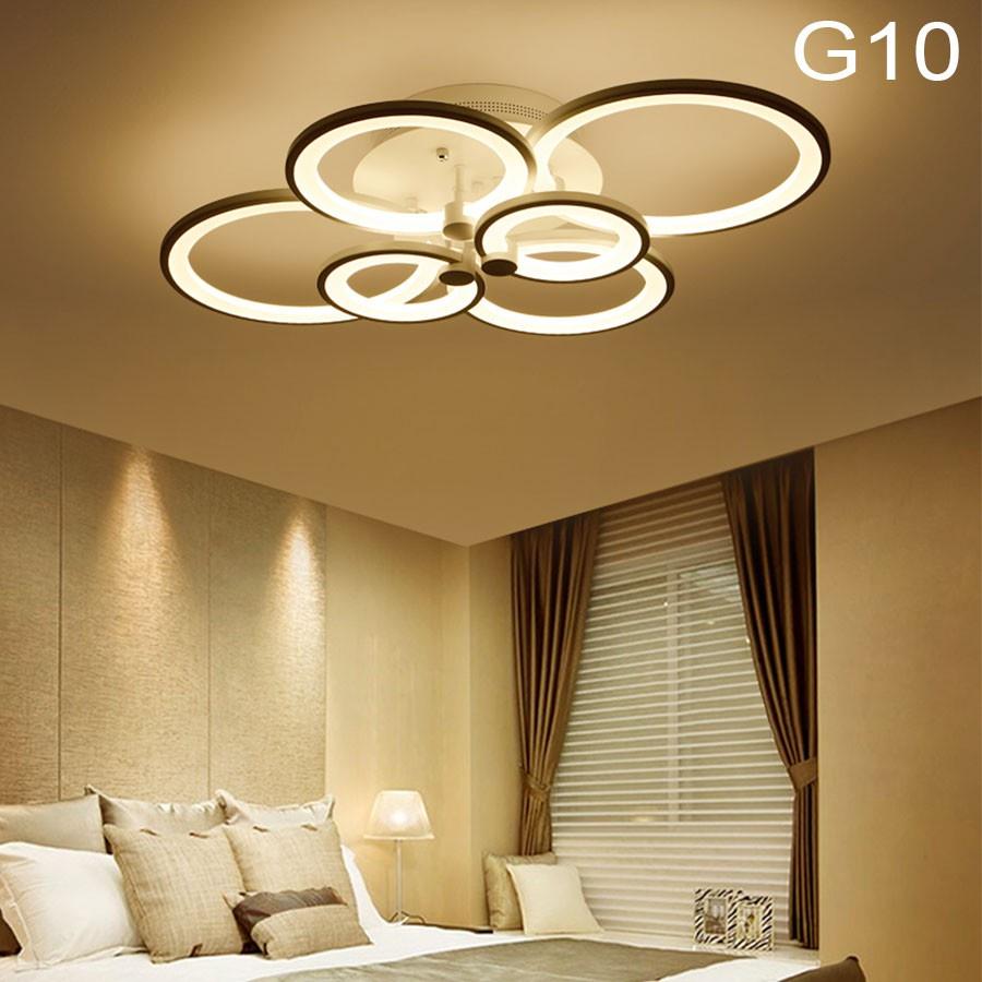 Đèn ốp trần g10, 6 cánh 3 chế độ ánh sáng