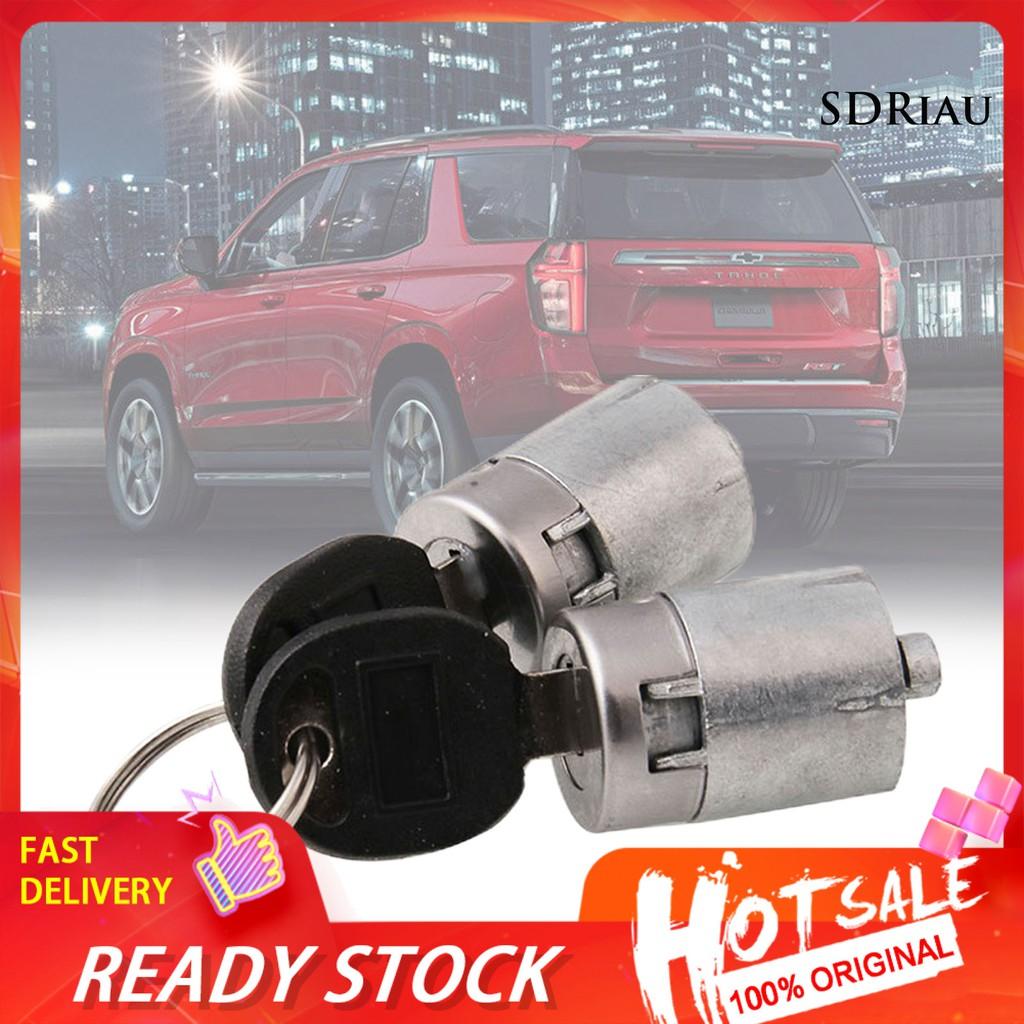 1 Cặp Phụ Kiện Khóa Cửa Xe Hơi Kèm 2 Chìa Khóa Bằng Kim Loại Dành Cho Chevrolet Gmc