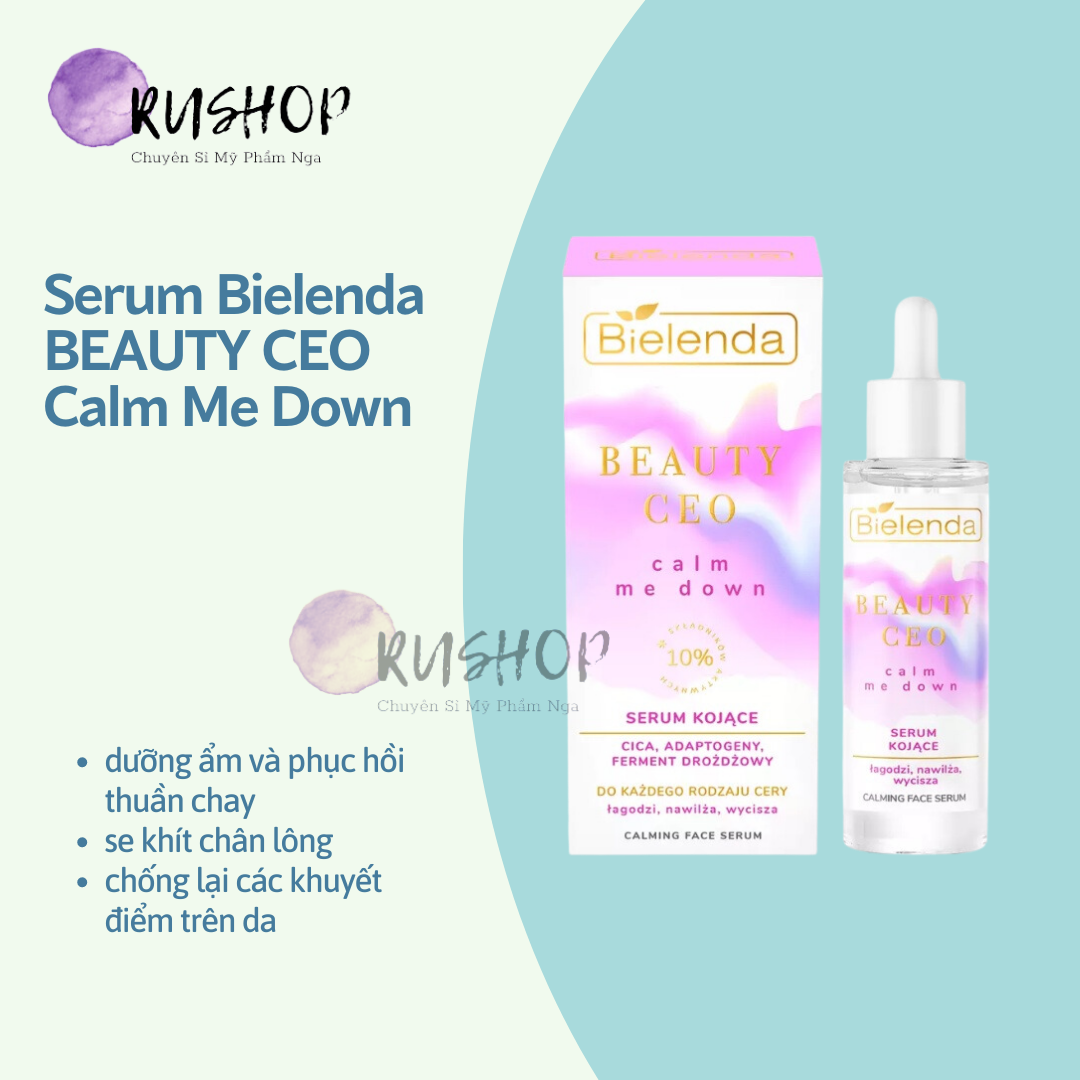 Serum Bielenda BEAUTY CEO Calm me down cho da nhạy cảm