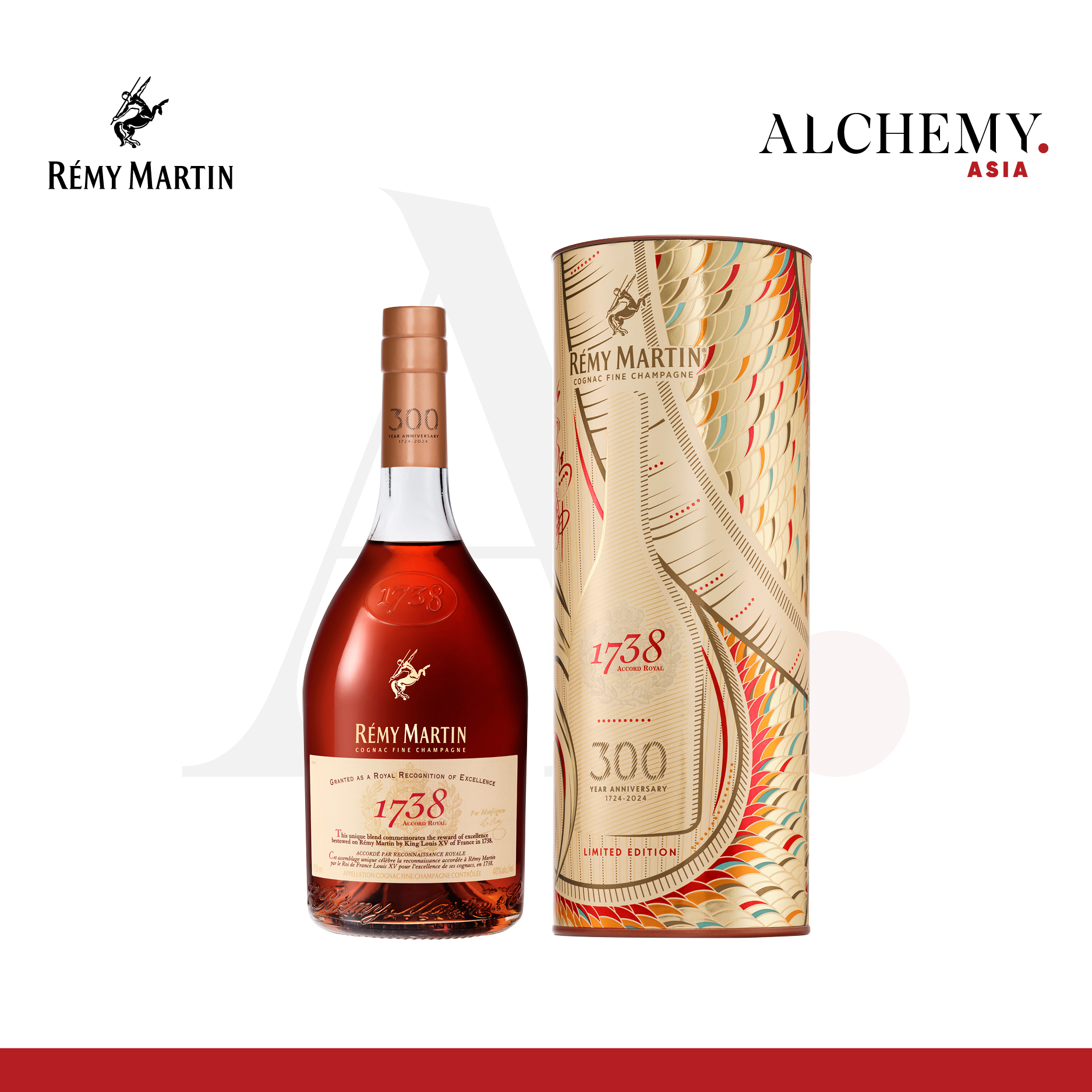 Rượu Remy Martin 1738 40% 1x0.7L