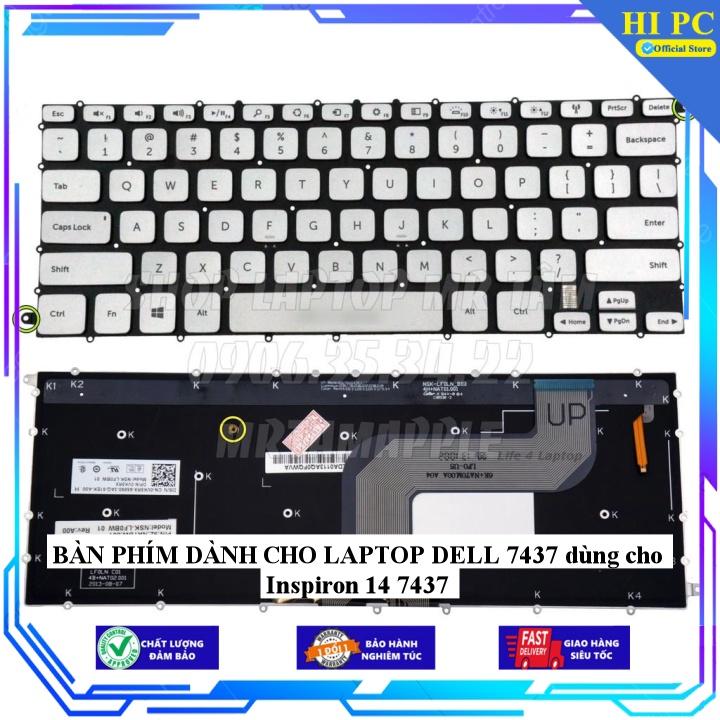 BÀN PHÍM DÀNH CHO LAPTOP DELL 7437 dùng cho Inspiron 14 7437 - Hàng Nhập Khẩu