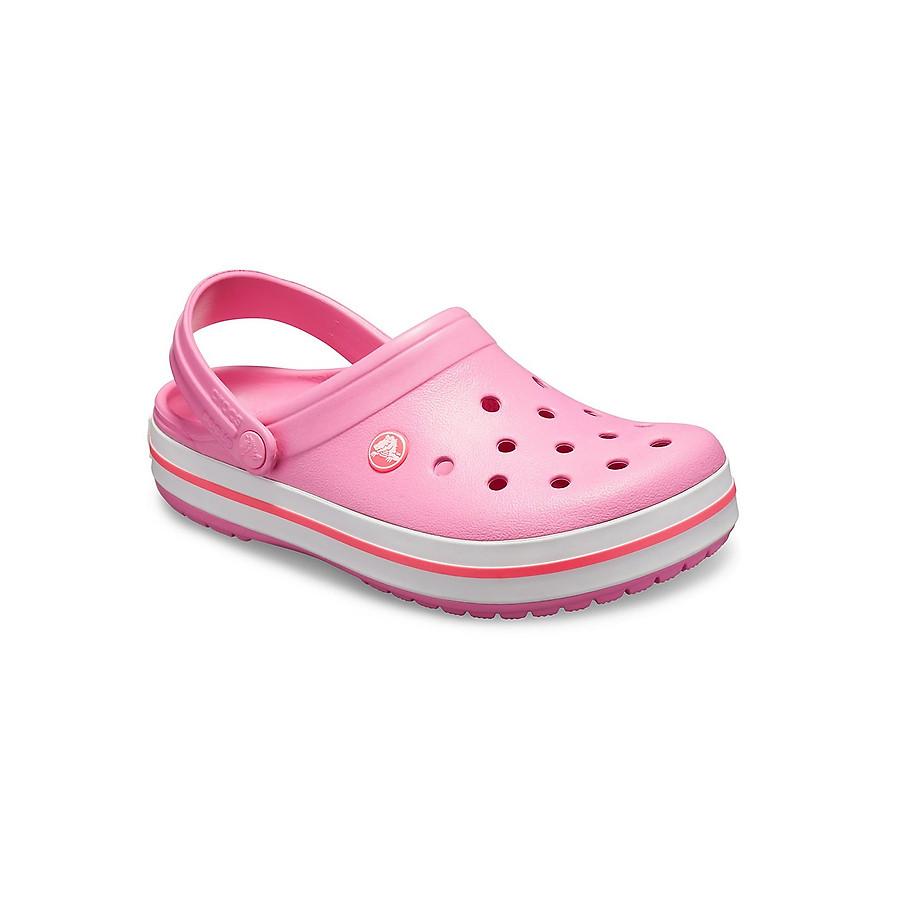 Giày lười Crocs Crocband unisex 11016 - Hồng nhạt - M5W7