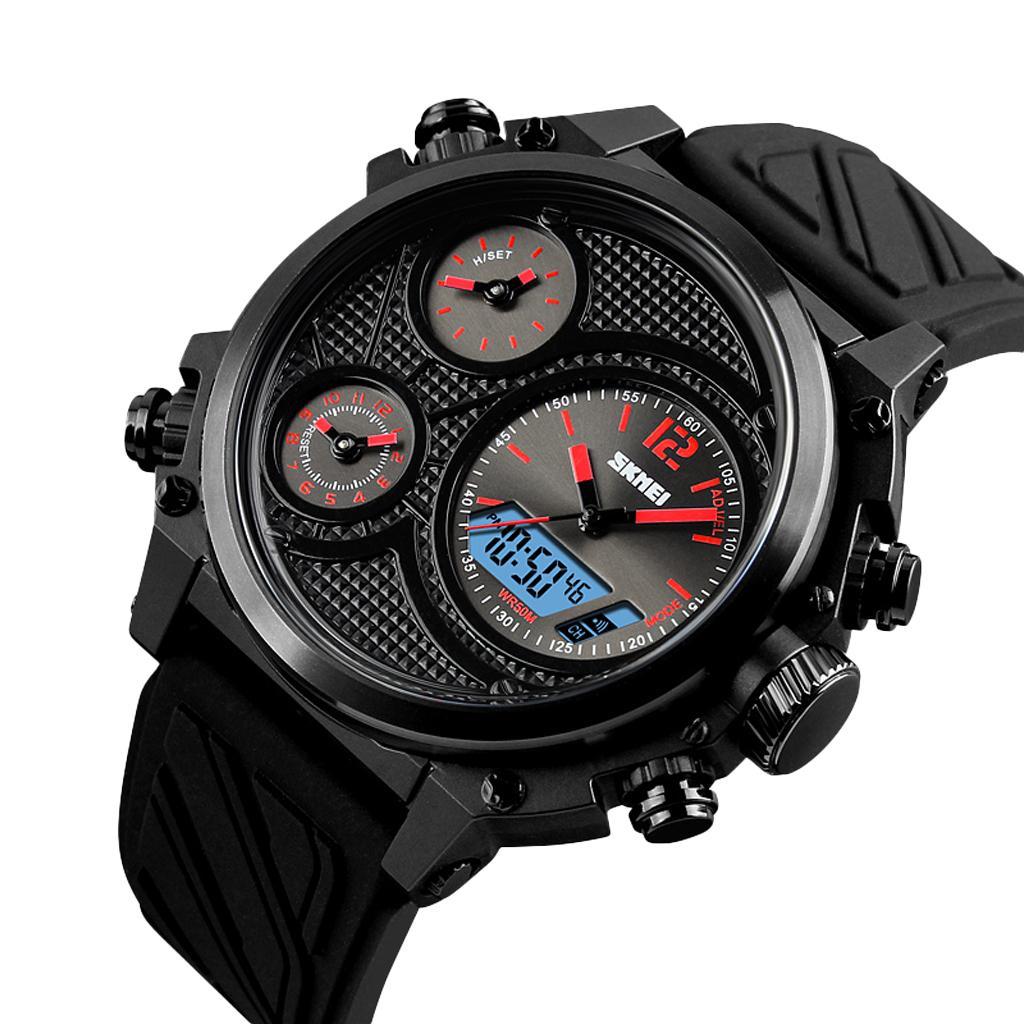 Multifunction 5 Timezone  Teens  Digital Watch