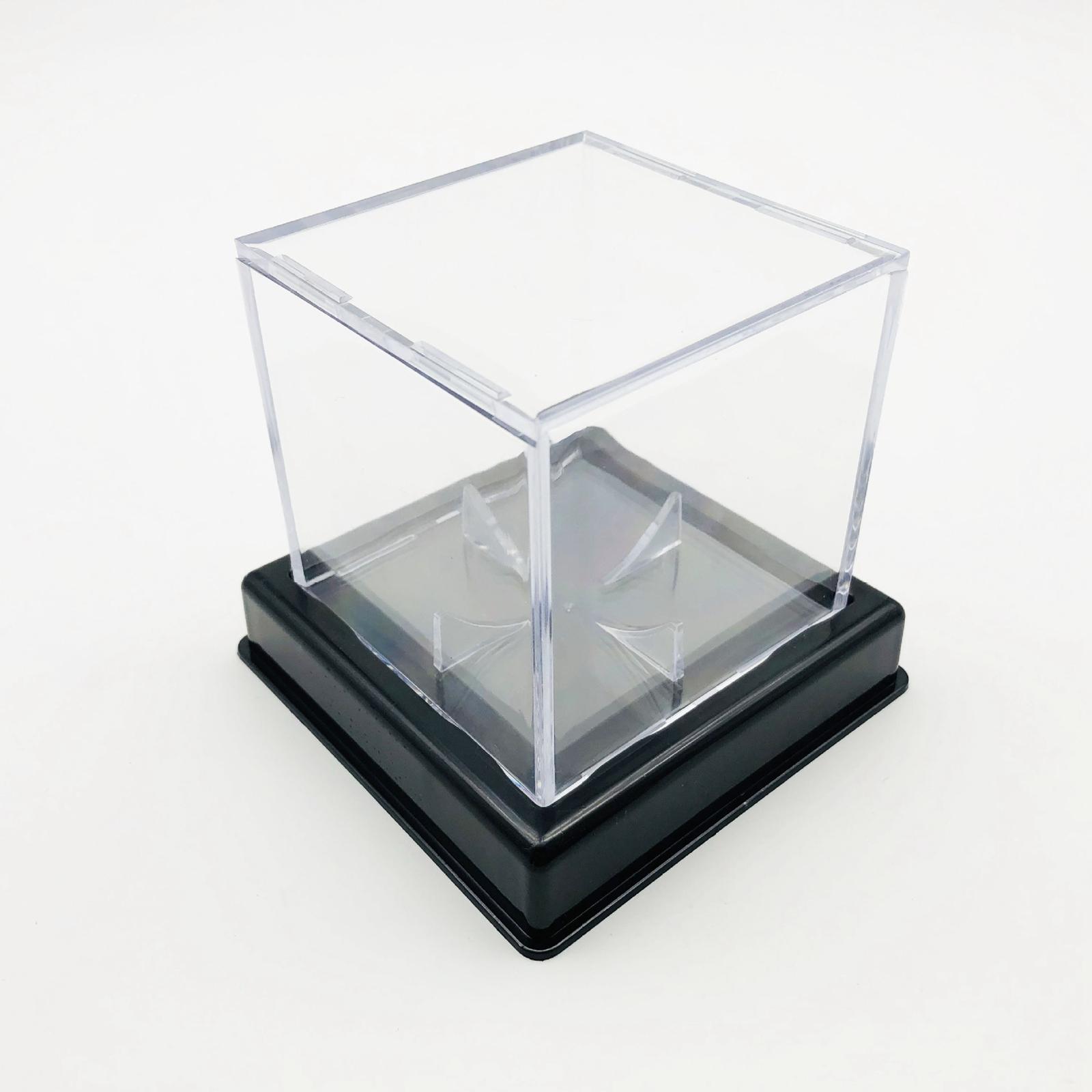 2Pcs Acrylic Baseball Holder Visual Collector for Restaurant