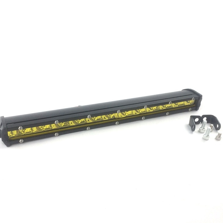 Đèn pha LED bar 12 bóng dài dành cho ôtô (ánh sáng vàng)