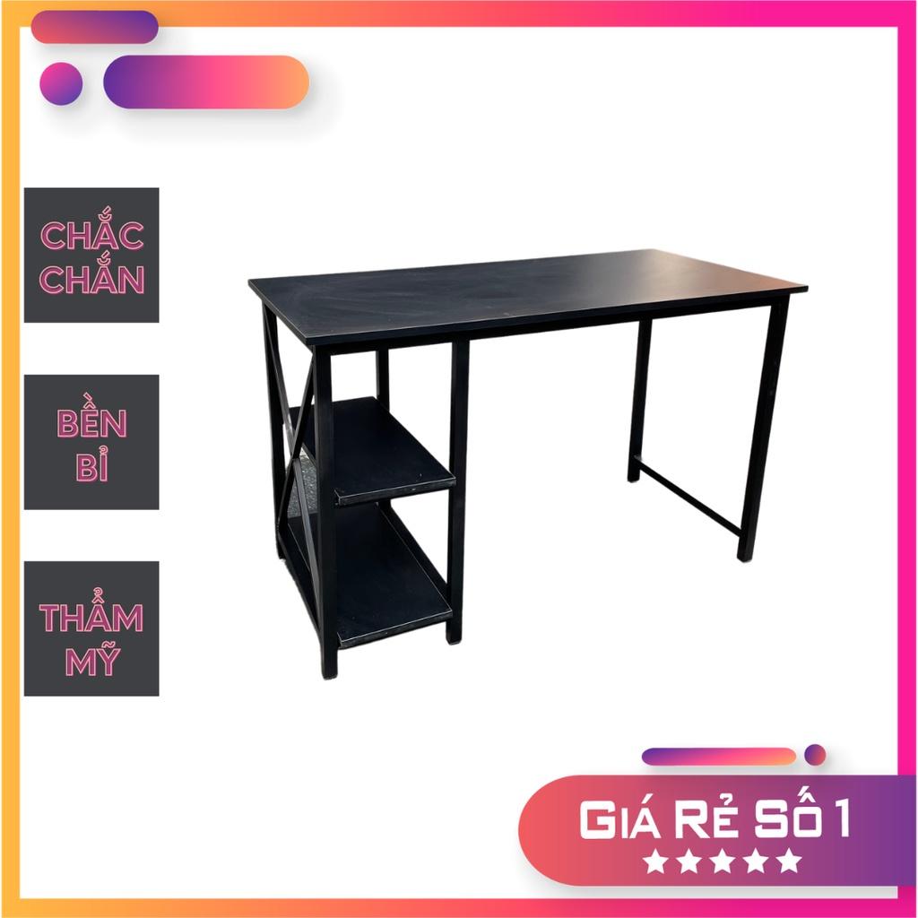 Bàn chân sắt có kệ, bàn làm việc, bàn học - gaming