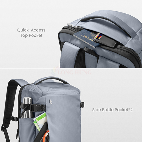 Ba lô Tomtoc Navigator-T66 Liteway Travel Laptop Backpack 28L 15.6 inch T66S1 - Hàng chính hãng
