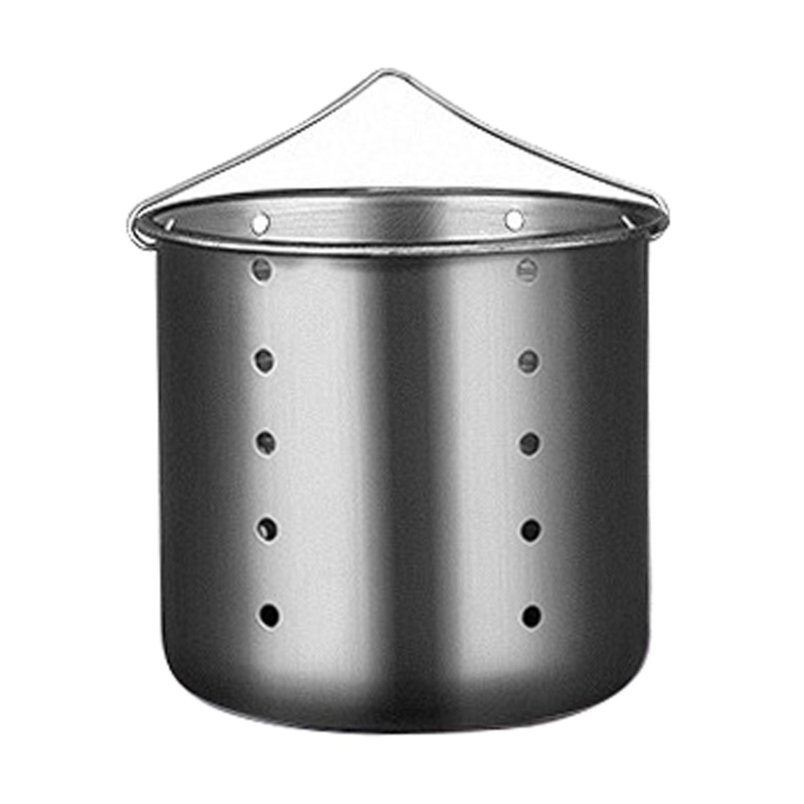 Stainless Steel Fishing Bait Trap Cage Feeder Basket Holder Tackles