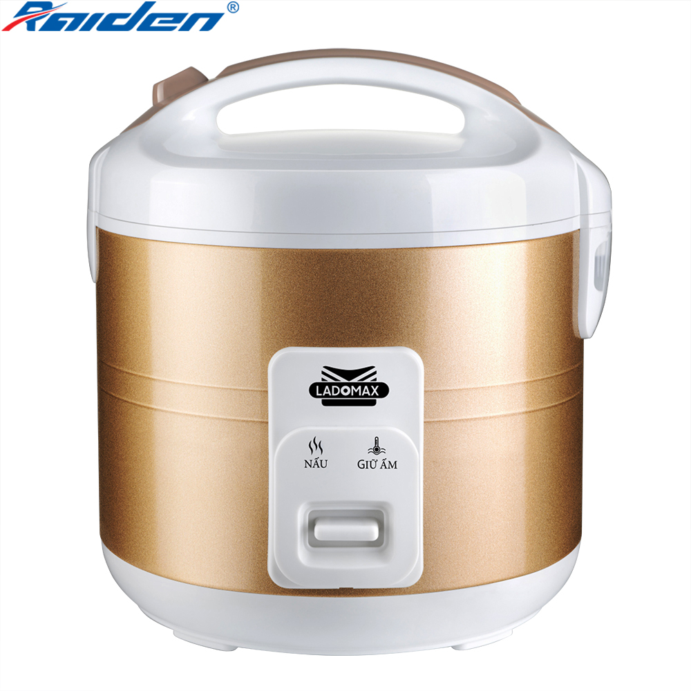 Nồi cơm điện 1.8L Ladomax HA-7718 lòng nồi chống dính, tiết kiệm điện, nấu cơm cho gia đình 4 - 6 người ăn - Hàng chính hãng