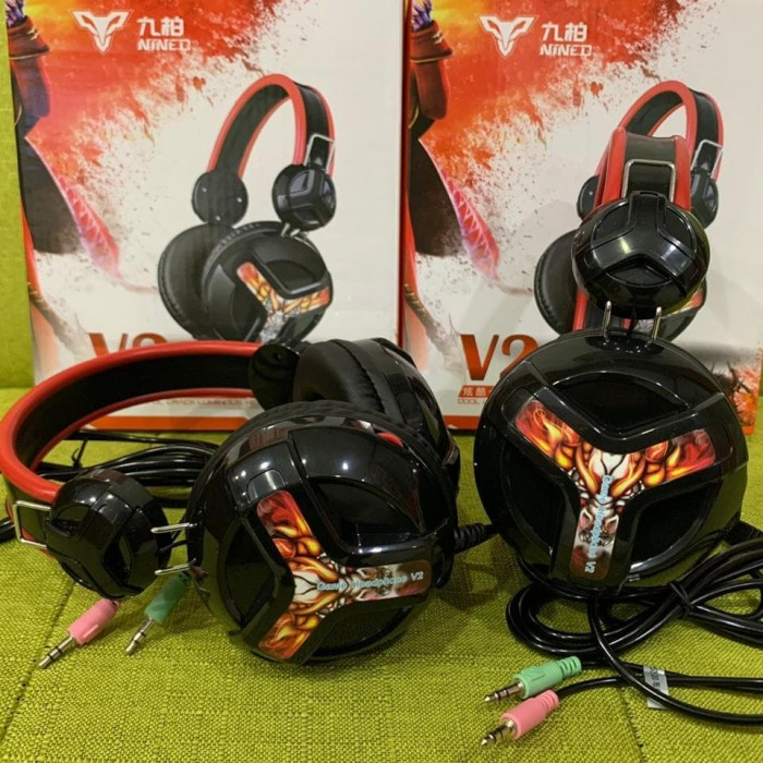 Tai nghe Headphone Gaming V2 CÓ DÂY sử dụng để nghe nhạc siêu to rõ-JL