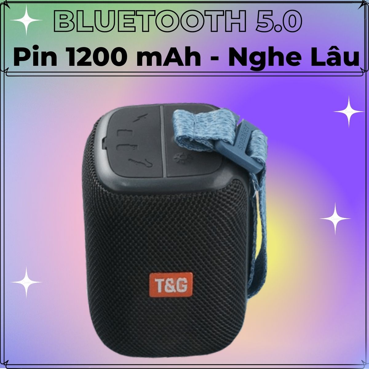 Loa Bluetooth Cao Cấp, Bass Cực Mạnh, Âm Thanh Vòm 360 Độ - Dung Lương Pin Khủng 1200mAh - Chống Nước IPX6