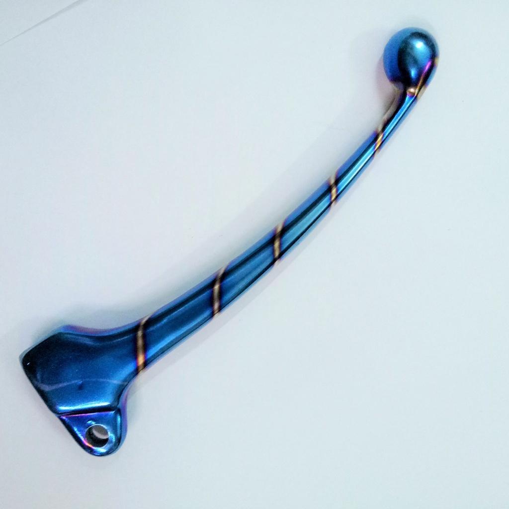 TAY THẮNG ĐÙM CHO WAVE NHỎ INOX MÀU TITAN