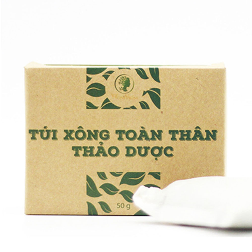 Hộp 2 Túi Lọc Xông Tắm Và Vùng Kín Sau Sinh Toàn Thân Thảo Dược Wonmom ( Liệu Trình 2 Ngày)