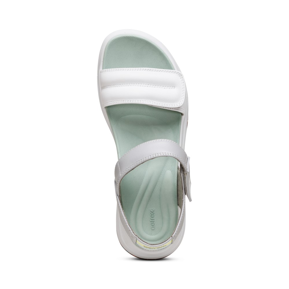 Sandal sức khoẻ nữ Aetrex Whit Mint