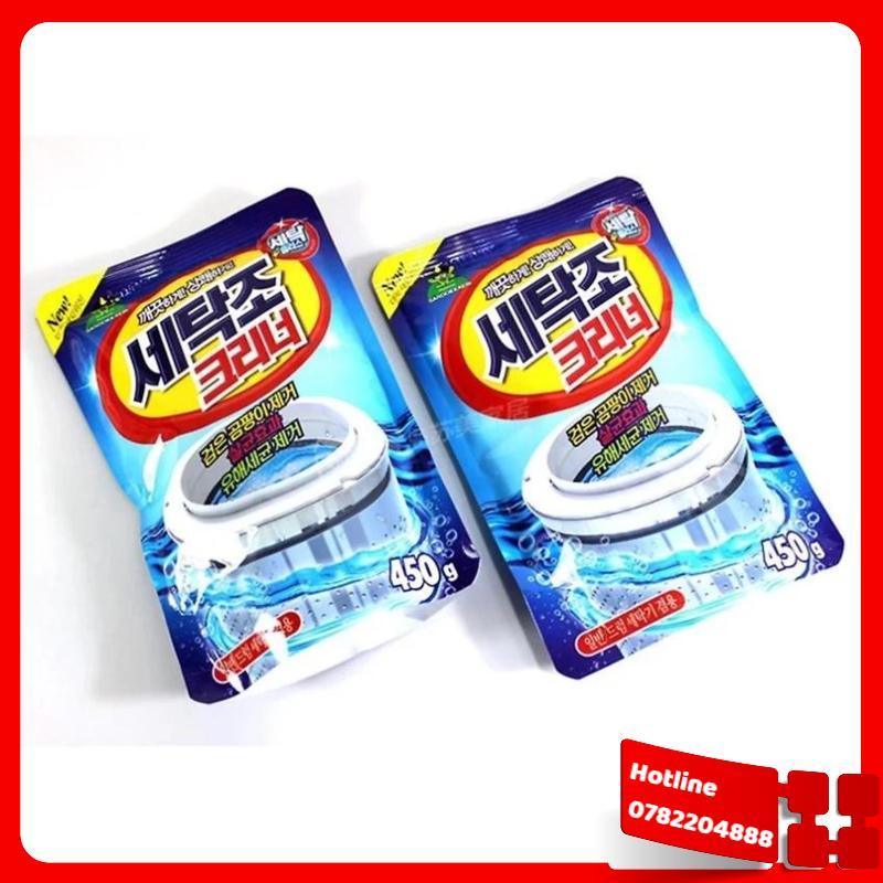 Combo 2 Gói Bột Tẩy Vệ Sinh Lồng Máy Giặt Hàn Quốc,Bột Tẩy Lồng Máy Giặt - Loại Tốt
