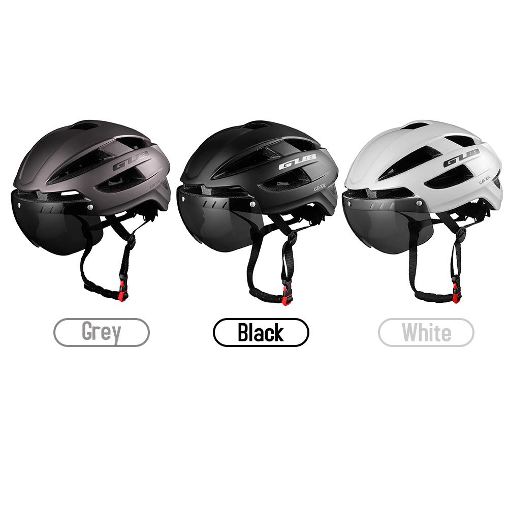 GUB Bike Helmet with Detachable Magnetic Goggles Men Women Ultralight Adjustable MTB Cycling Bicycle Helmet Sports