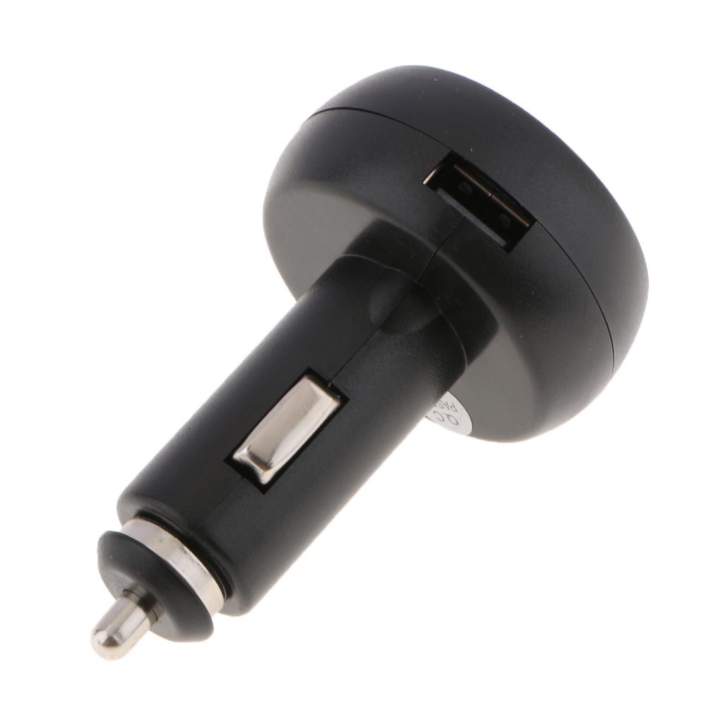 3 in 1 Digital LED car Voltmeter Thermometer Auto Car USB Charger 12V 24V
