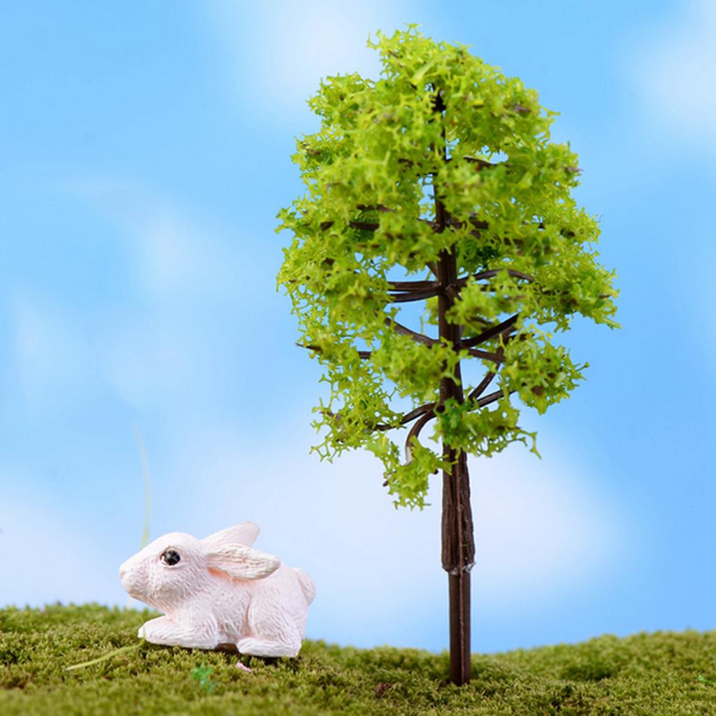 5 Pieces Micro Landscape Decorations Mini Resin Ornament Garden DIY