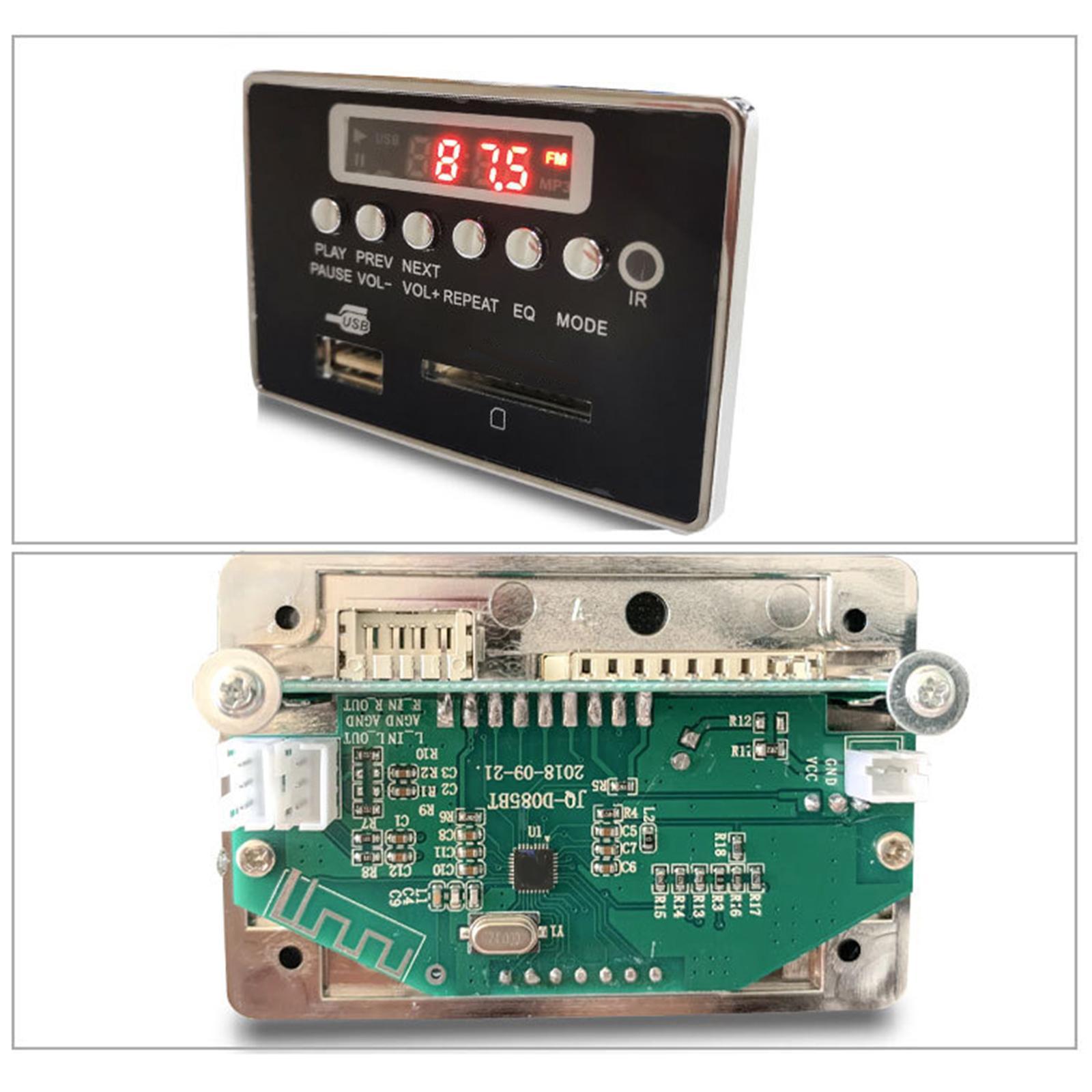 Audio Decoder Board Module, Bluetooth 5.0 Lossless with Remote Controller, Decode Board for Speaker