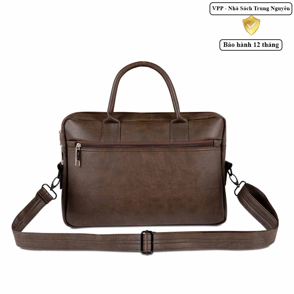 Cặp công sở da Xbags XB 4301 chống nước – Túi laptop 15.6 inch, cặp văn phòng nam cao cấp đa năng!