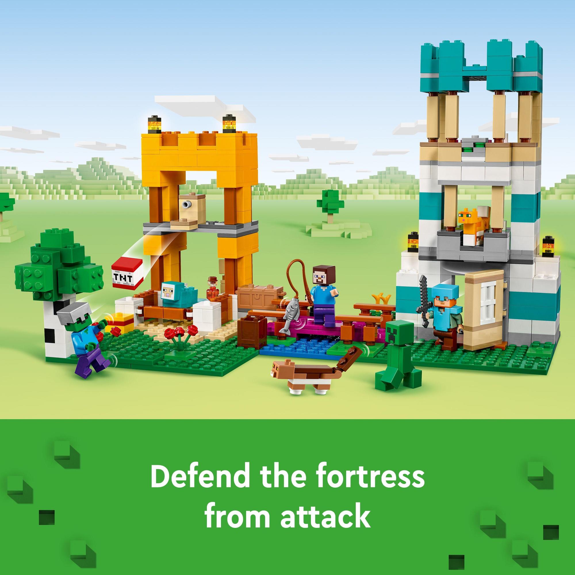 LEGO Minecraft 21249 Đồ chơi lắp ráp Bộ Lắp Ráp Minecraft Sáng Tạo 4.0