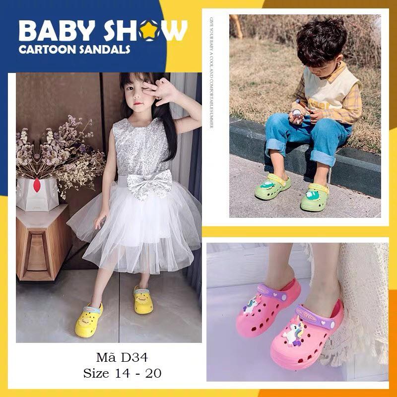 Dép Sục cheerful mario cho bé trai bé gái 1 - 6 tuổi D34