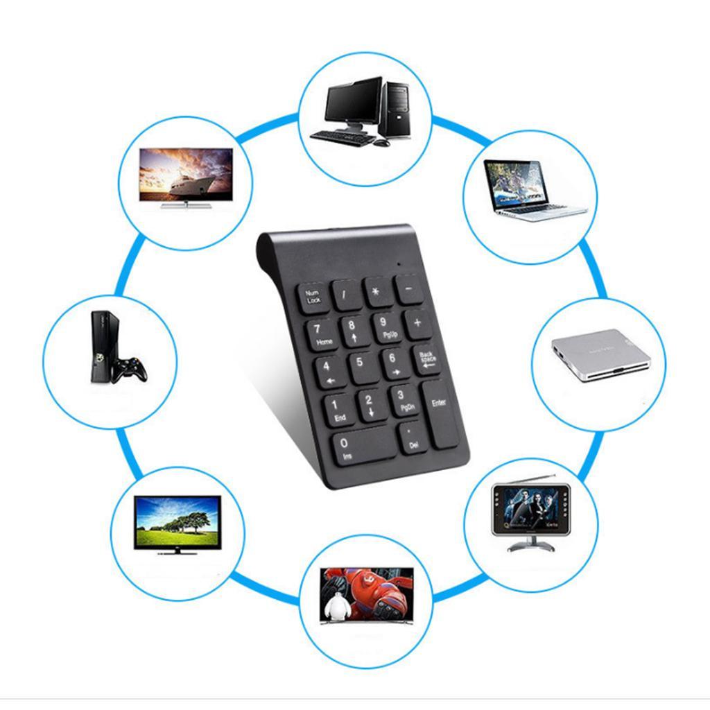 2.4G Keyboard USB Wireless Silent Keyboard w/ Mouse for Laptop Desktop White
