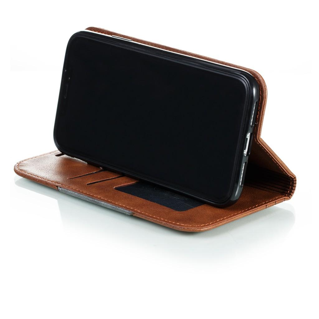 Ốp lưng da ví gập cho Apple iPhone 11 Pro Max iPhone X XS Max XR iPhone 8 Plus iPhone 7 Plus SE2