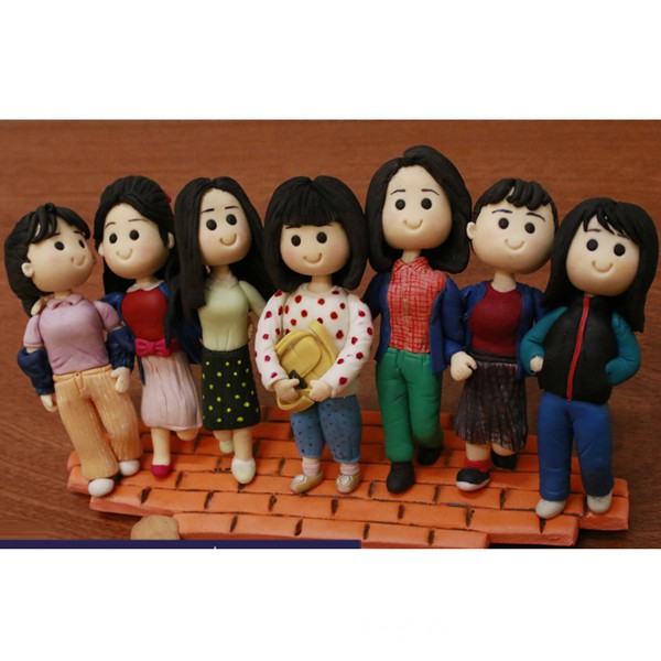 Khuôn Ép Mặt Tượng Chibi Búp Bê Figure Polymer Clay, Đất Sét Nhật Thái số 10