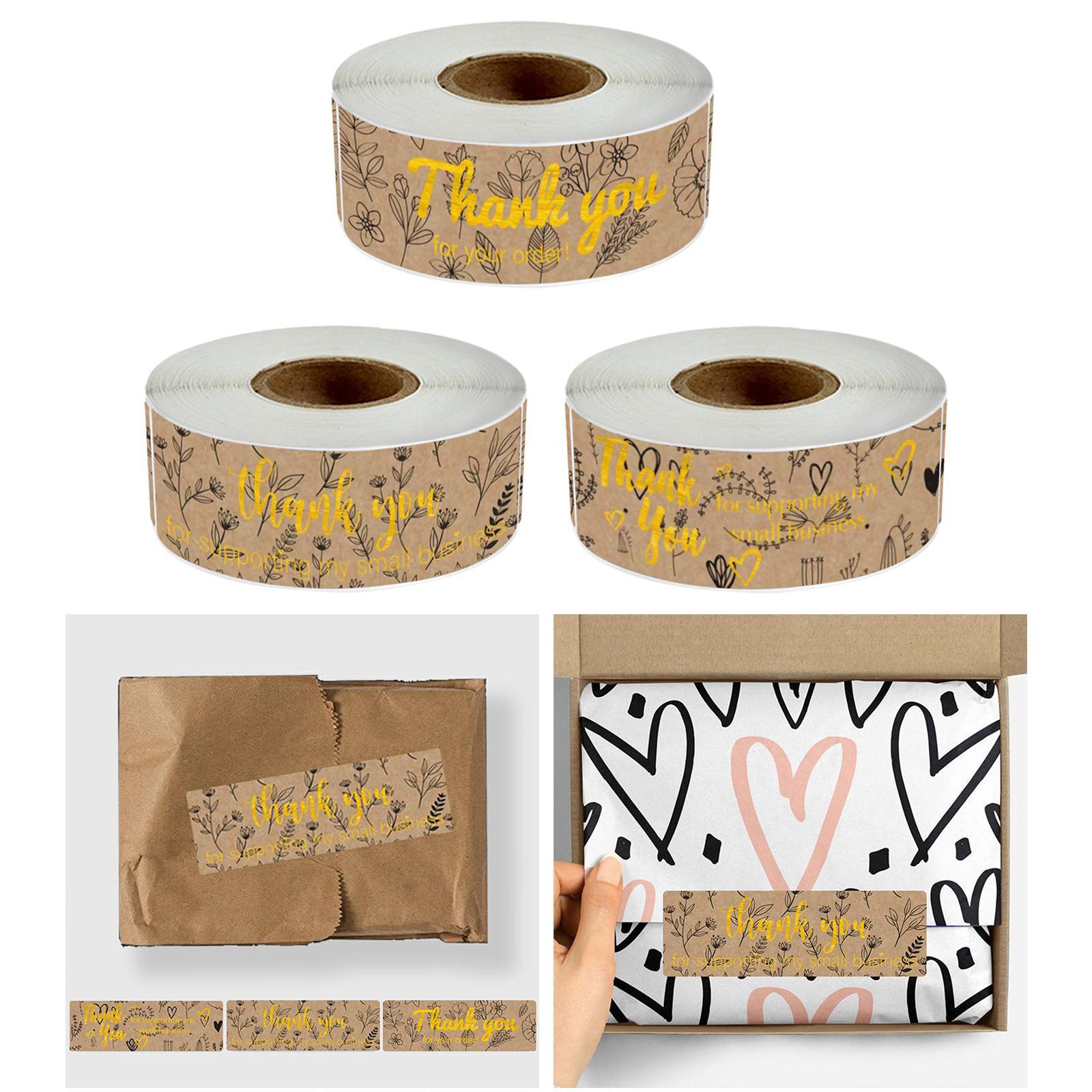 Thank You Stickers, Thank You for Supporting My Small Business, Labels Stickers for Packaging, Mailer Seal Stickers