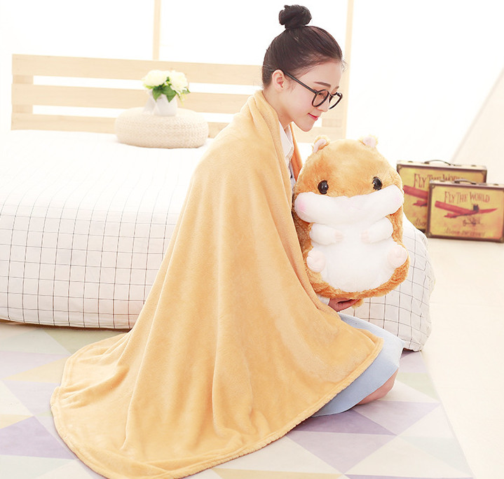 Gối mền chuột hamster 3 trong 1