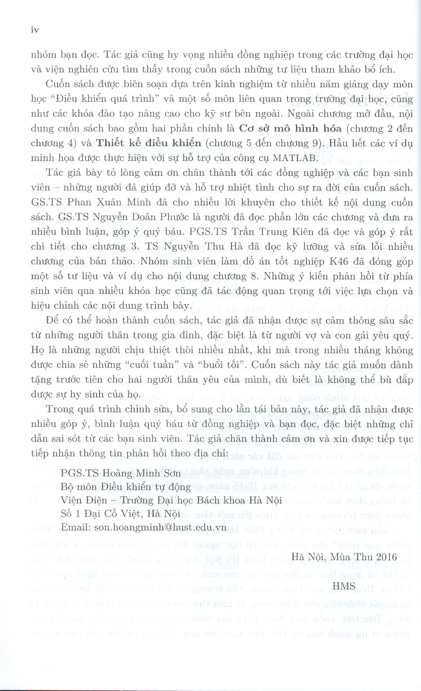 Cơ sở hệ thống điều khiển quá trình