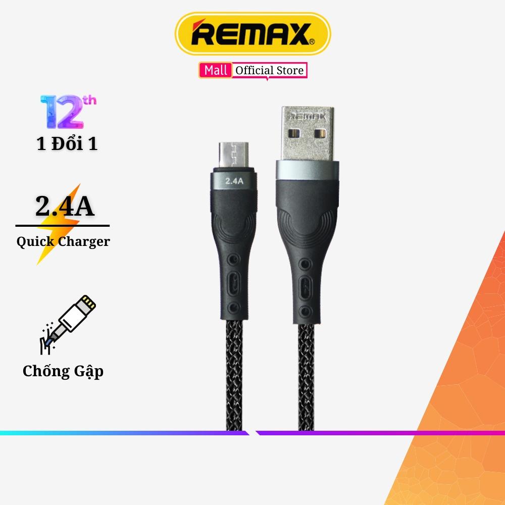 Cáp Sạc và truyền dữ liệu Micro USB Dài 1M Remax RC-006m Cho Điện Thoại Android - Hàng Chính Hãng Remax