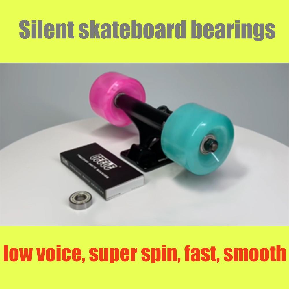 4Pairs Skateboard Bearings 608 Bearing for Longboards