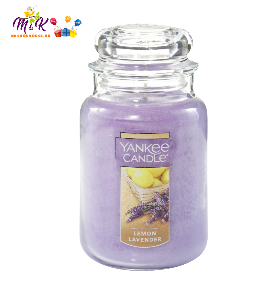 Nến Hũ YANKEE CANDLE Lemon Lavender - size L