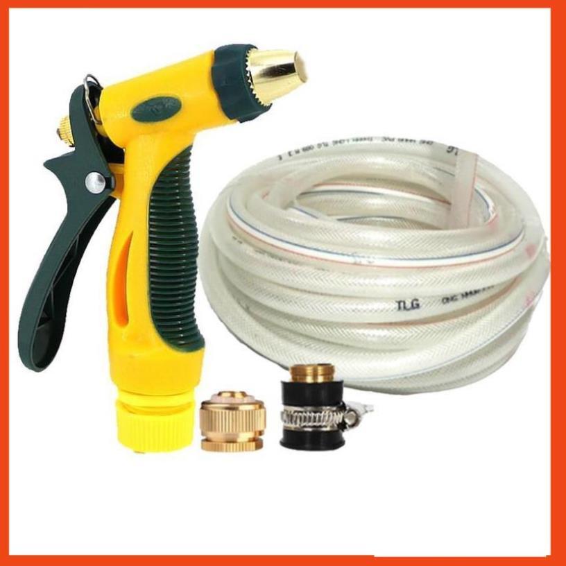 Bộ dây vòi xịt nước rửa xe, tưới cây tăng áp 3 lần,loại 3-5M 206317