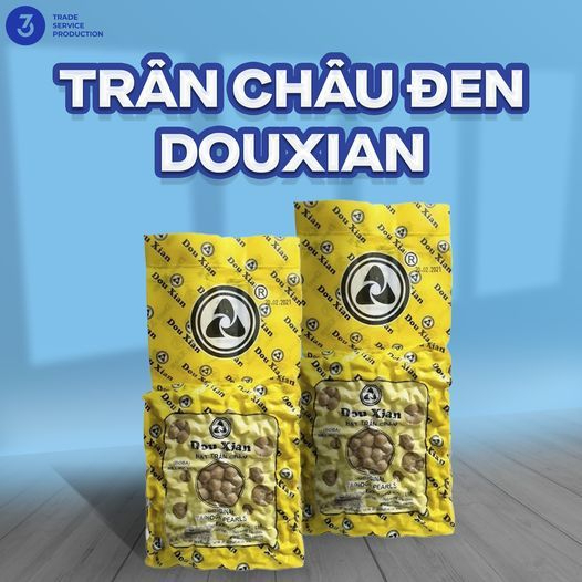 Trân Châu Đen DOU XIAN (1kg) - Tiện lợi - Nhỏ Gọn - Dễ Dùng