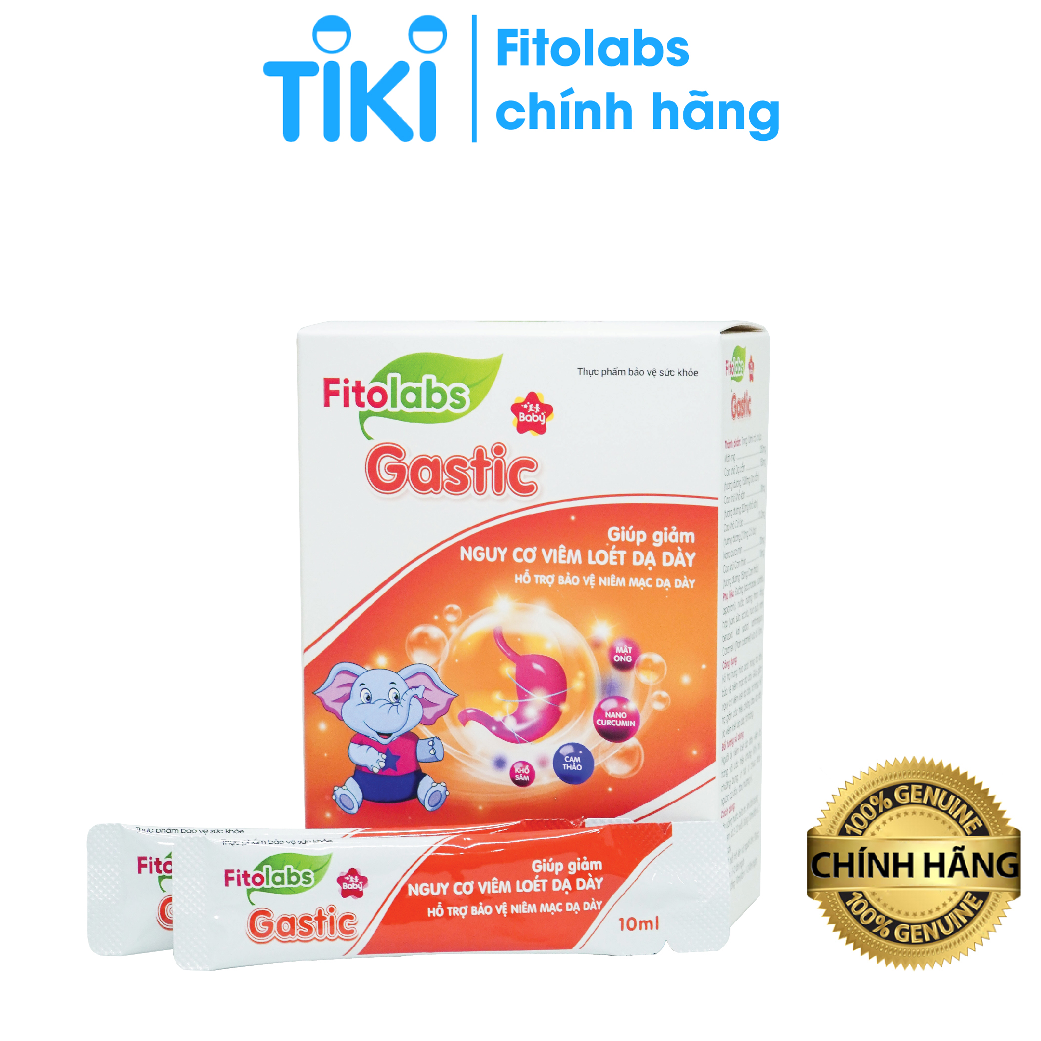 Fitolabs Gastic từ các thảo dược giúp hỗ trợ bảo vệ dạ dày, cải thiện triệu chứng đau do viêm loét dạ dày