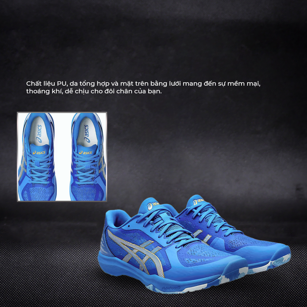 Giày Bóng Bàn Asics Dynafeather Trắng Chính Hãng - Mới Nhất 2024 - Giảm Chấn Tốt, Đàn Hồi Và Ổn Định, Cực Mềm, Bám, Bền