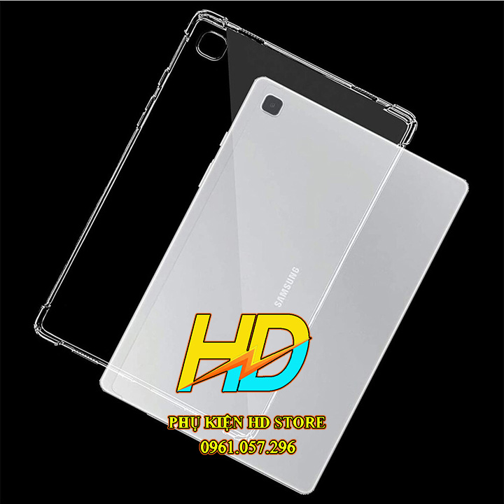 Ốp Lưng Chống Sốc Cho Samsung Tab A7 2020 10.4 inch T500/T505 Dẻo Silicon trong Suốt Có Gờ Bảo vệ Camera