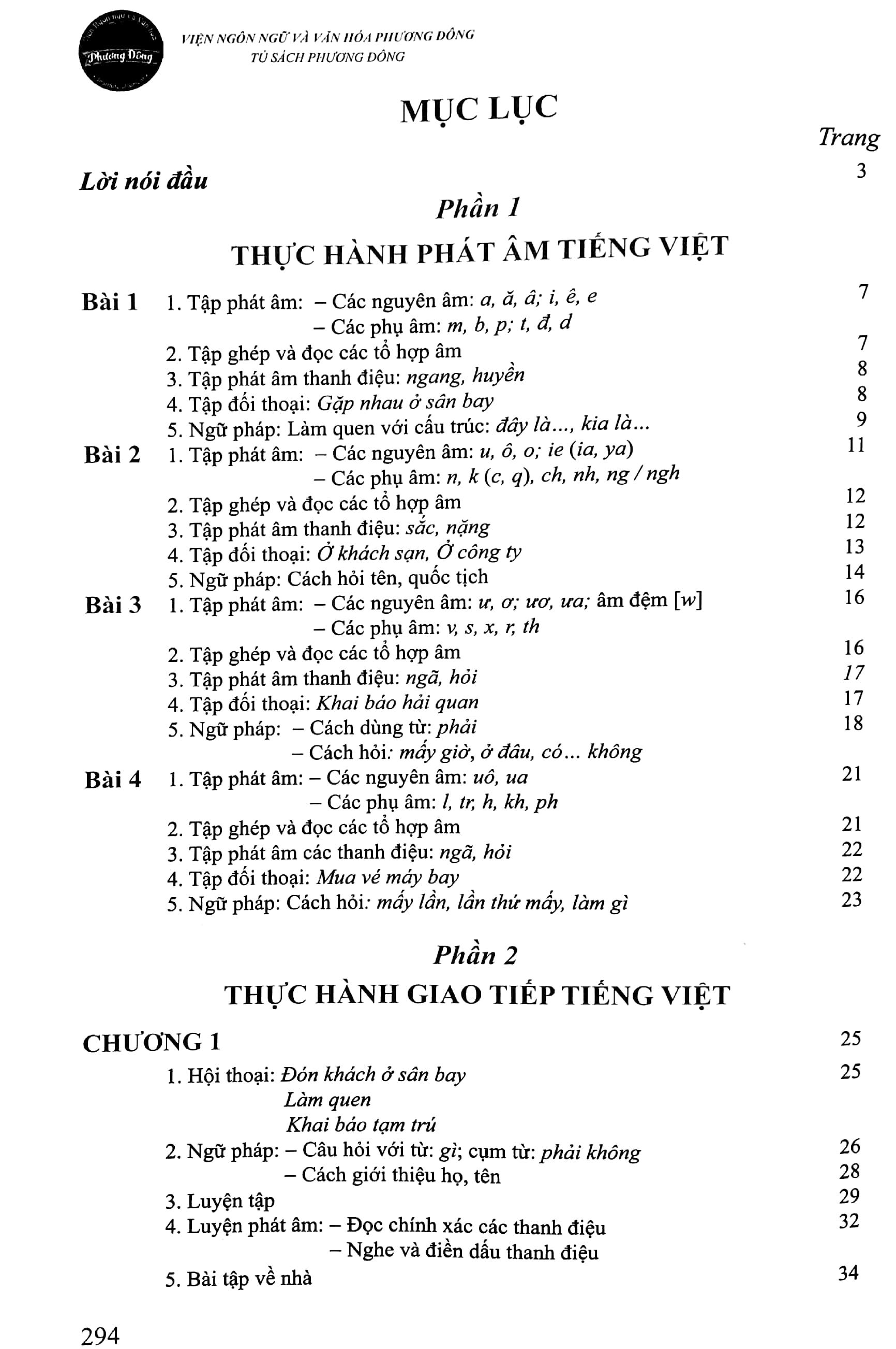 Tiếng Việt Dành Cho Người Nước Ngoài - Trình Độ A1+A2