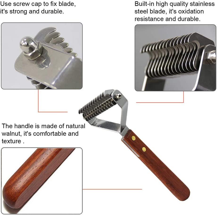 Lược chải lông thú cưng cho chó mèo lông ngắn, trung bình và dài