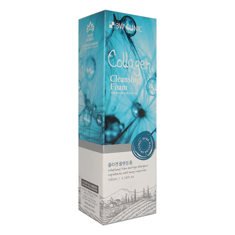 Sữa Rửa Mặt Collagen 3W Clinic