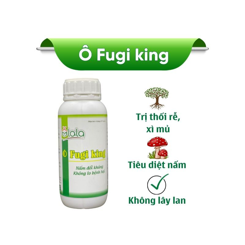 Chế phẩm sinh học Đ-ặc-trị nấm sinh học phòng trừ các bệnh do phytopthora – Ô Fugi King 500ml