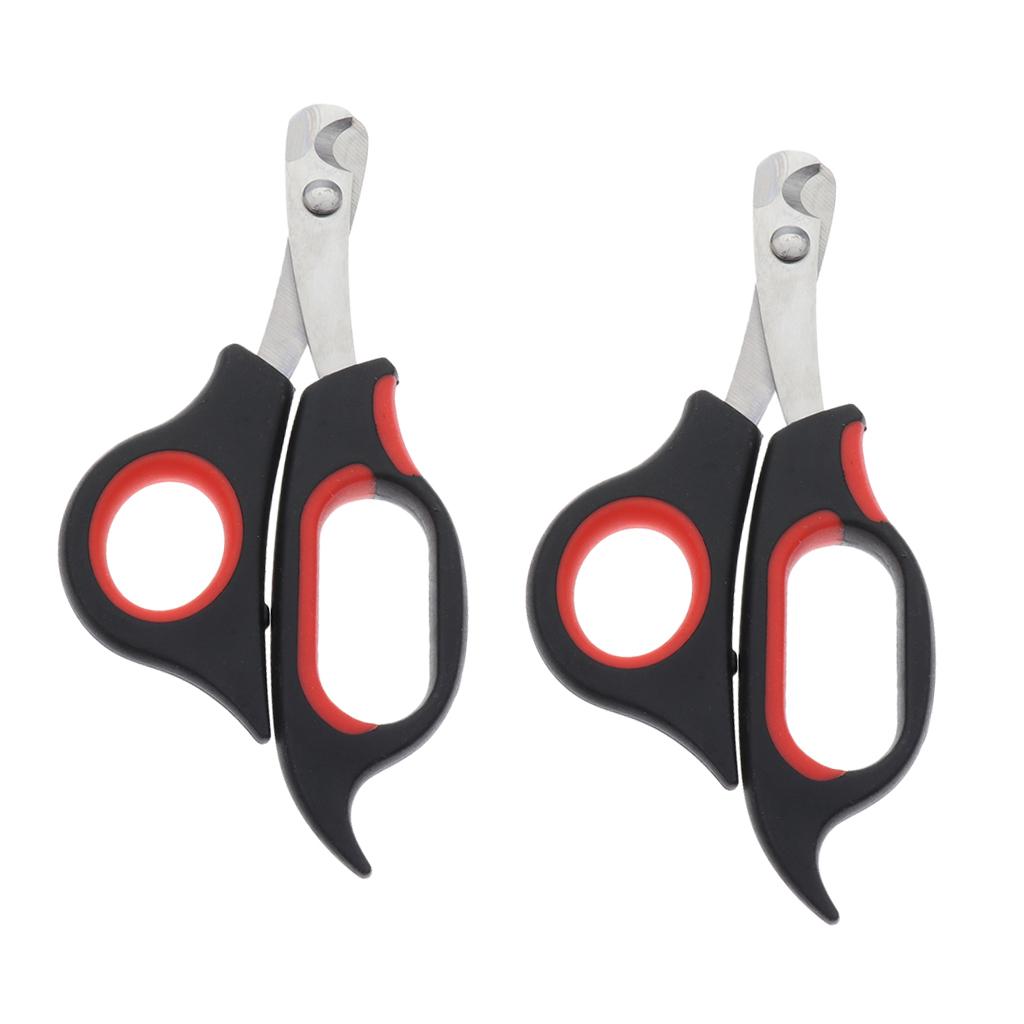 2 Cặp Puppy Puppy Clippers Móng Vuốt Dao Dog Cat Động Vật Kéo