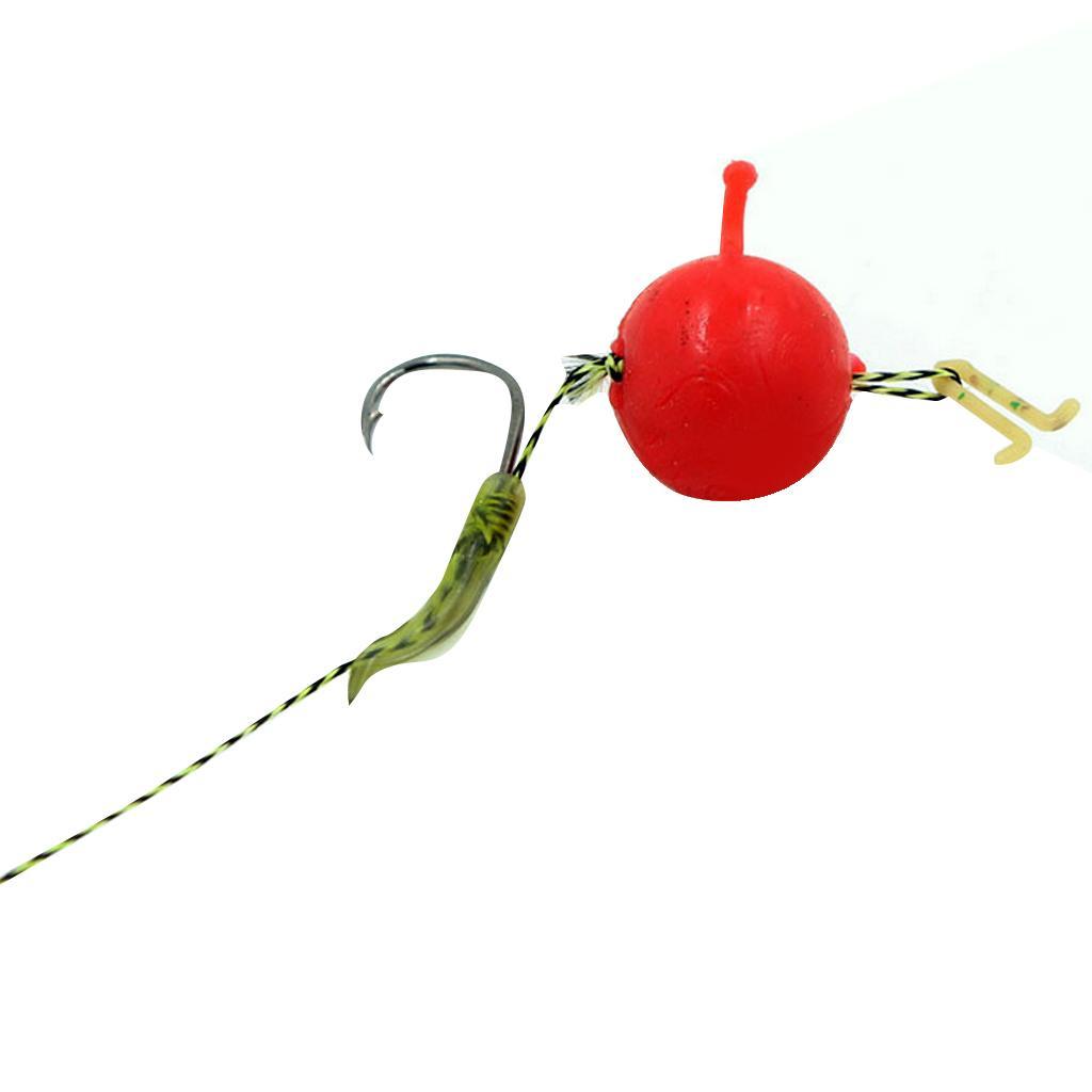 5pcs Lightweight Plastic Bait Dumbell Stops Boilie Inserts Hair Rig Stoppers
