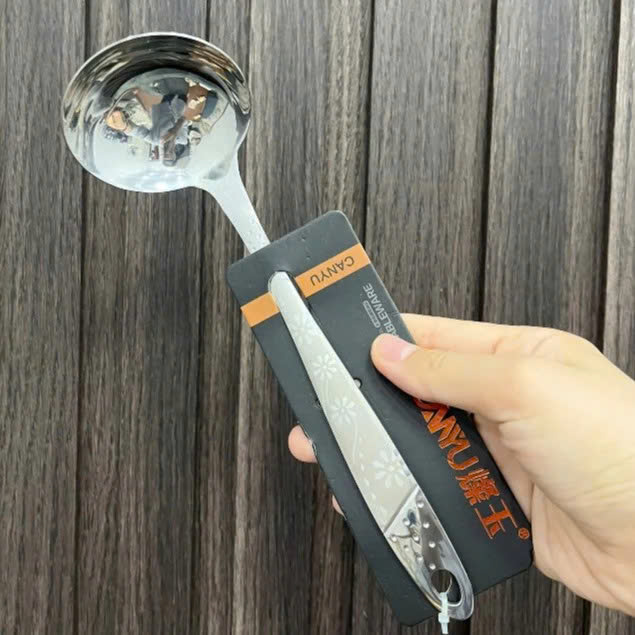 BỘ DỤNG CỤ NHÀ BẾP INOX 4 MÓN – MUỖNG CANH, MUÔI THỦNG, XẺNG XÀO, XẺNG THỦNG – CÓ MÓC TREO TIỆN DỤNG - HÀNG CHÍNH HÃNG MINIIN